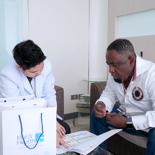 Health Check up for Men - Fast Track Service at IntelliHealthPlus Clinic in Bangkok